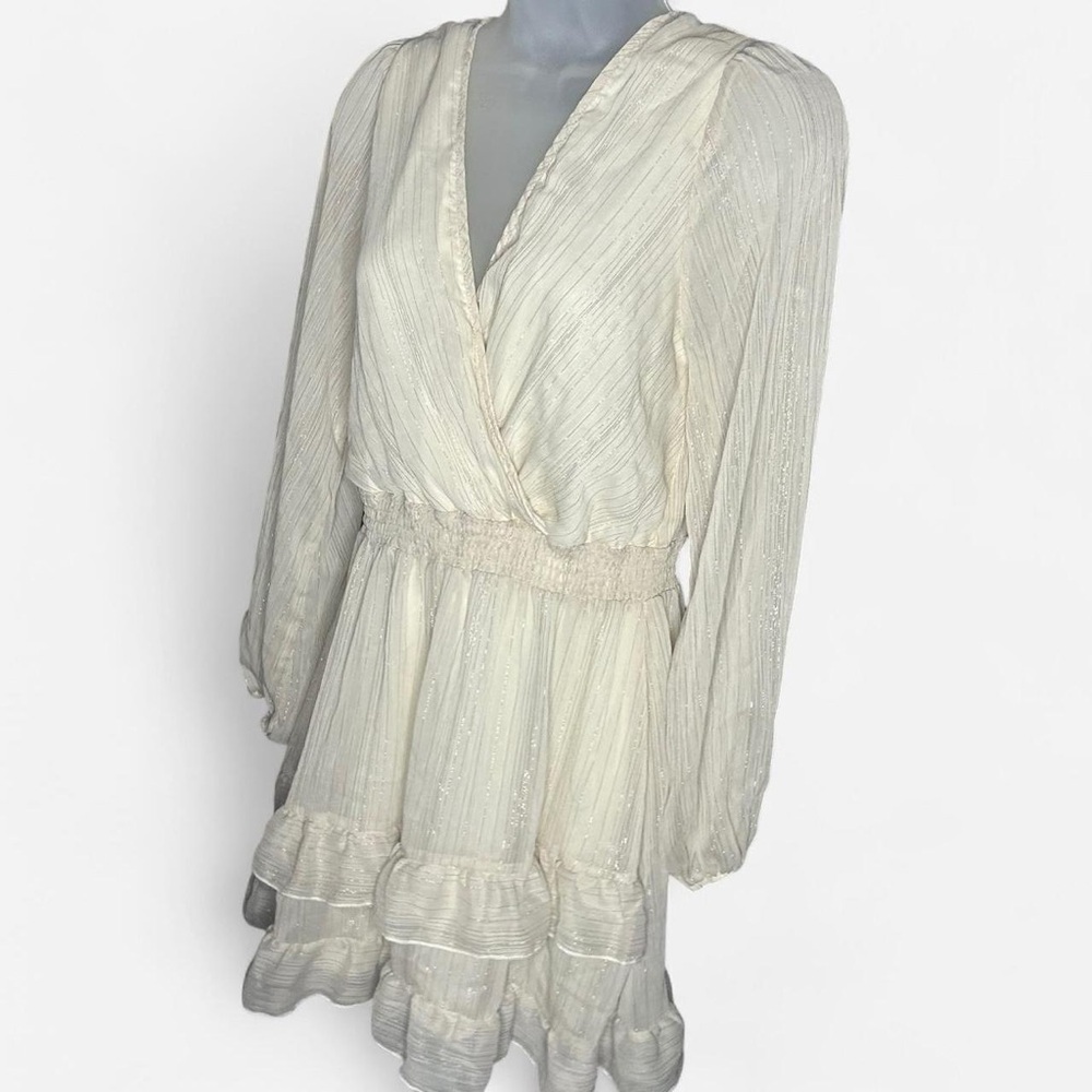 Altar'd State Cream and White Dress